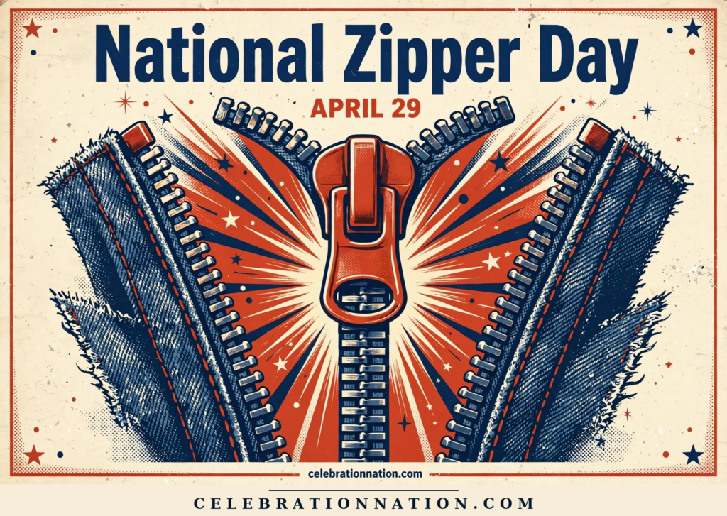 National Zipper Day poster