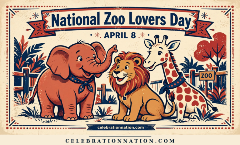 National Zoo Lovers Day poster