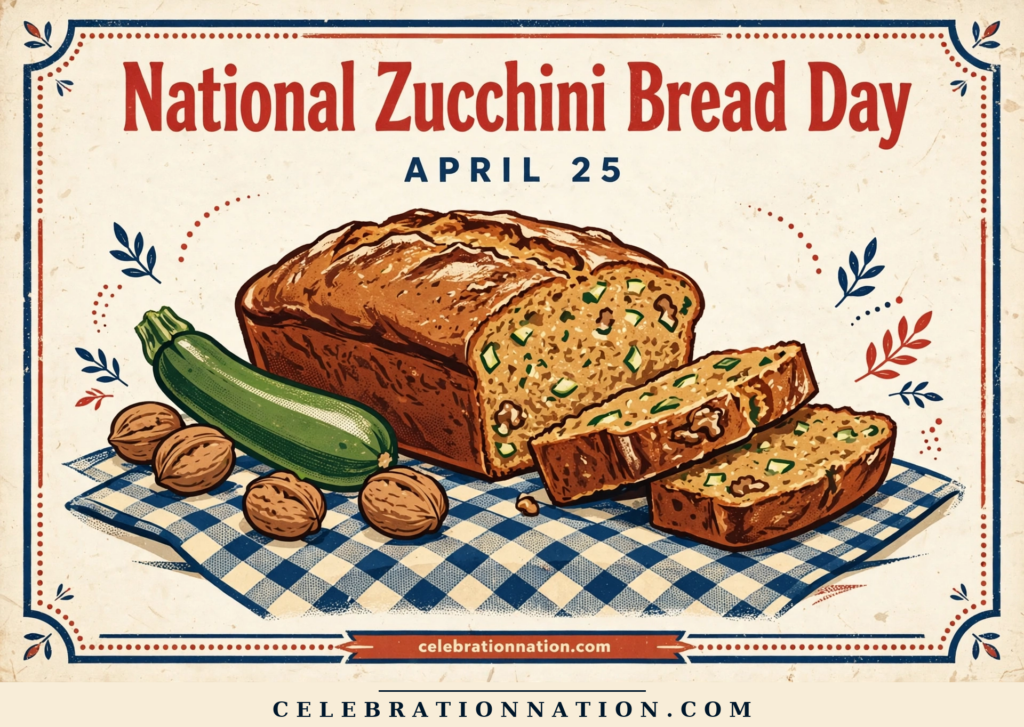 National Zucchini Bread Day poster