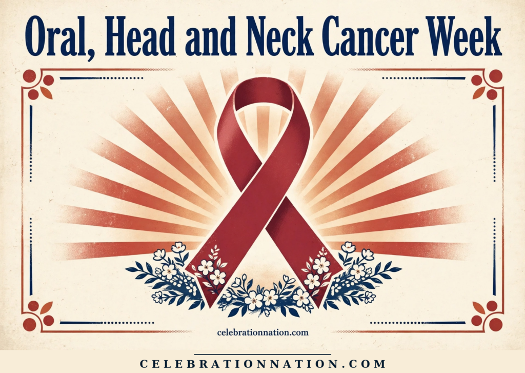 Oral, Head and Neck Cancer Week poster