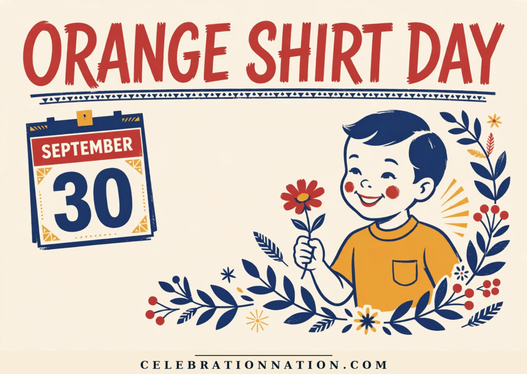 Orange Shirt Day illustration, September 30