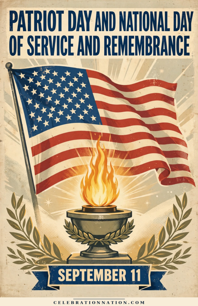 Patriot Day and National Day of Service and Remembrance poster