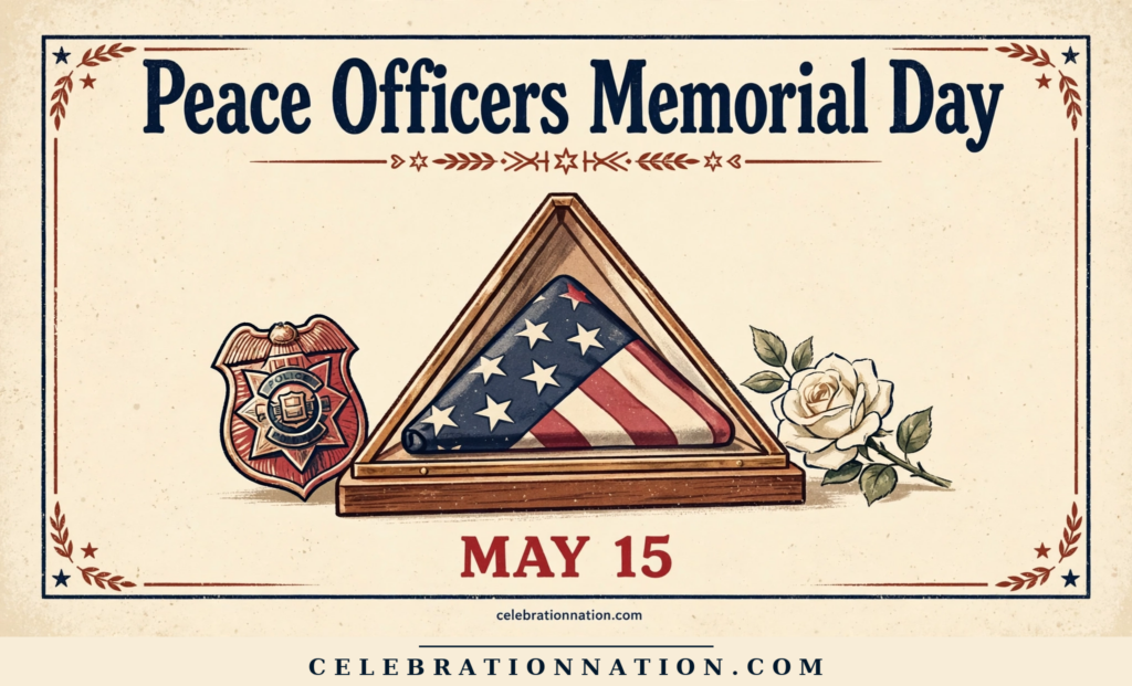 Peace Officers Memorial Day poster