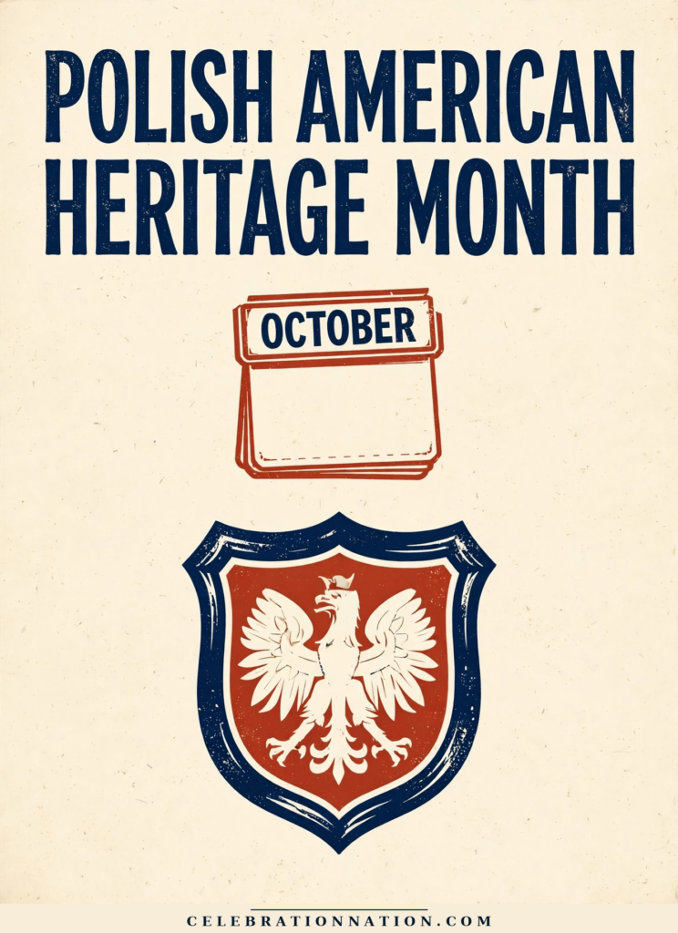 Polish American Heritage Month poster