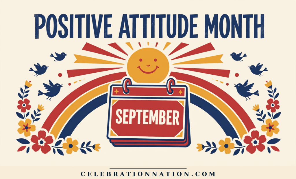 Positive Attitude Month poster