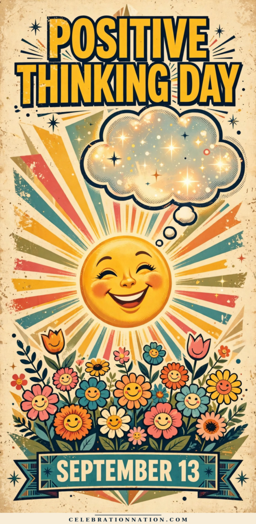 Positive Thinking Day poster