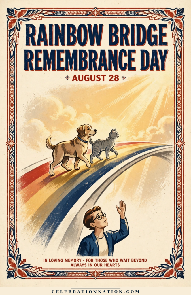 Rainbow Bridge Remembrance Day poster