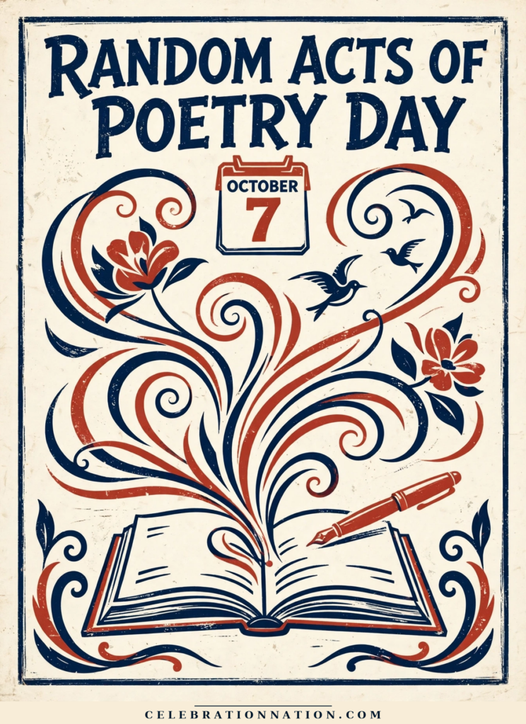 Random Acts of Poetry Day illustration, October 7