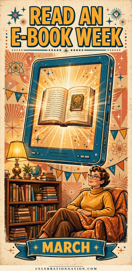 Read an E-Book Week poster