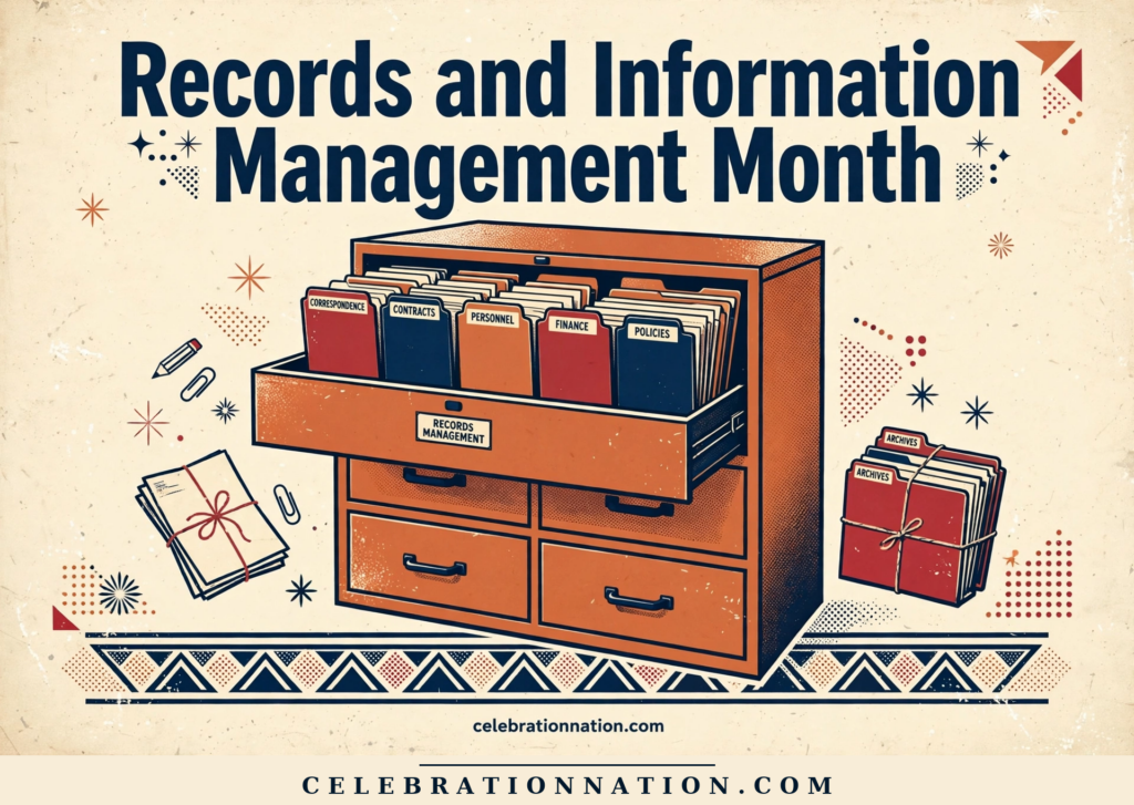Records and Information Management Month poster