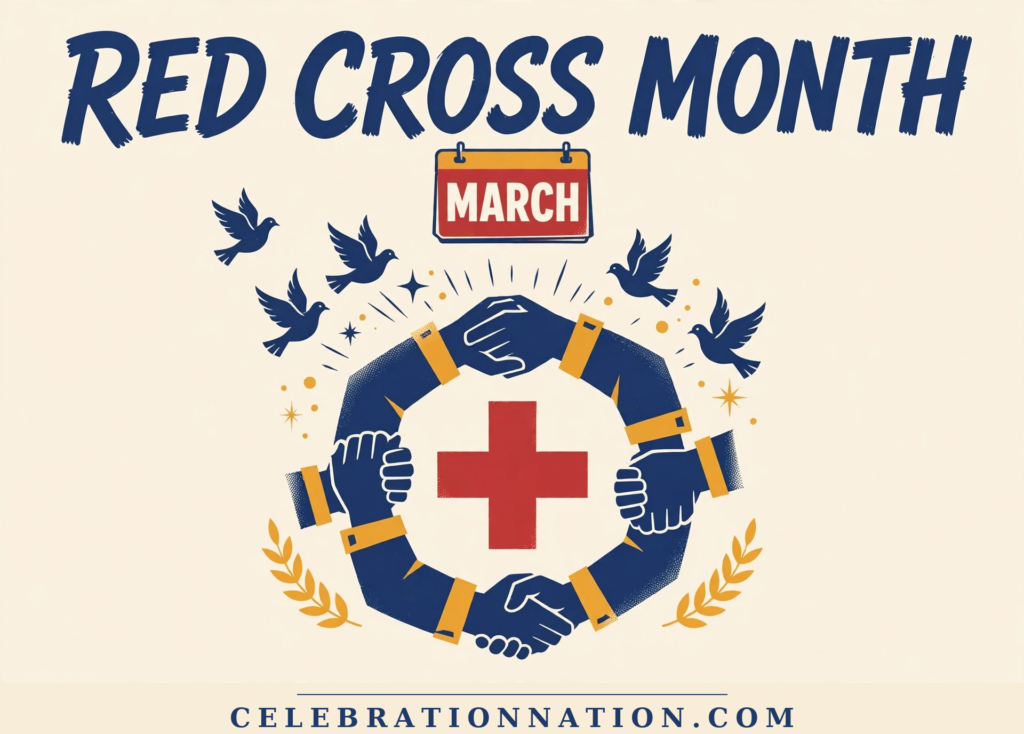 Red Cross Month poster