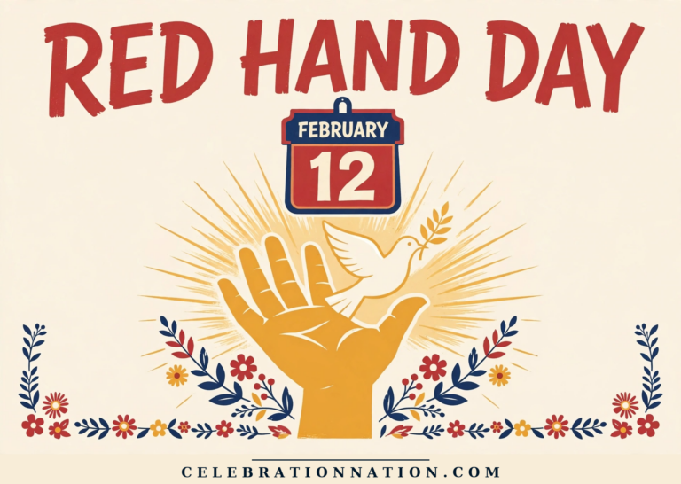 Red Hand Day poster