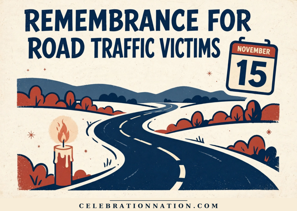 Remembrance for Road Traffic Victims illustration, November 15