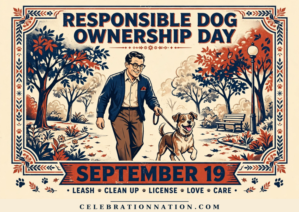 Responsible Dog Ownership Day poster