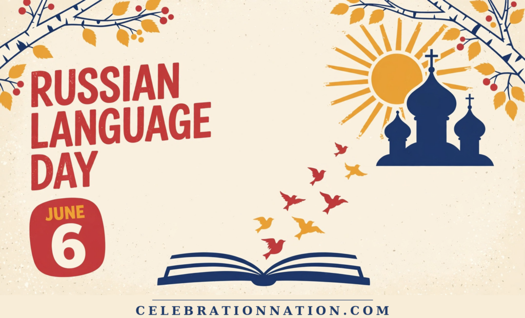 Russian Language Day poster