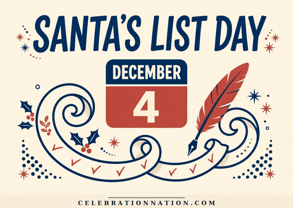 Santa’s List Day poster