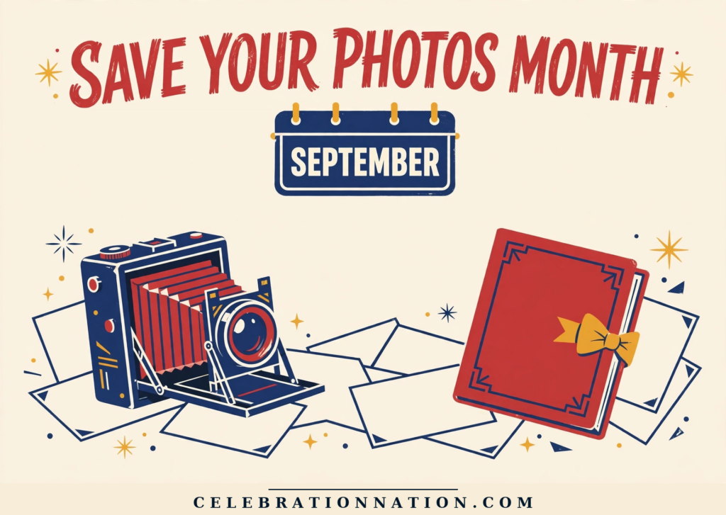 Save Your Photos Month poster