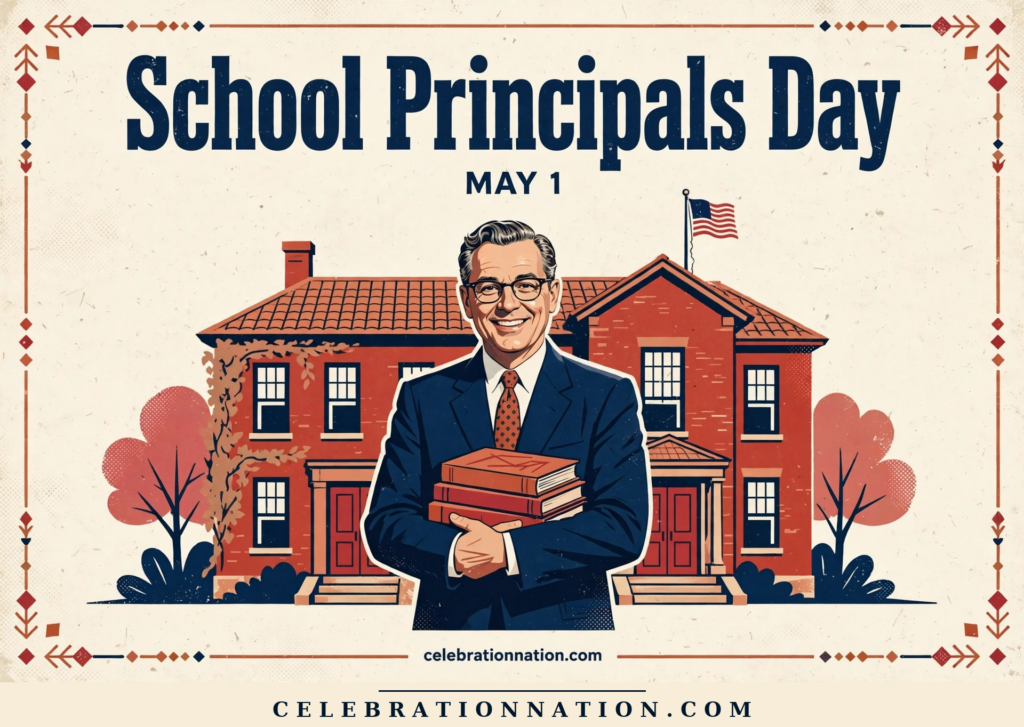 School Principals Day illustration, MAY 1