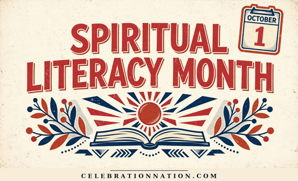 Spiritual Literacy Month poster