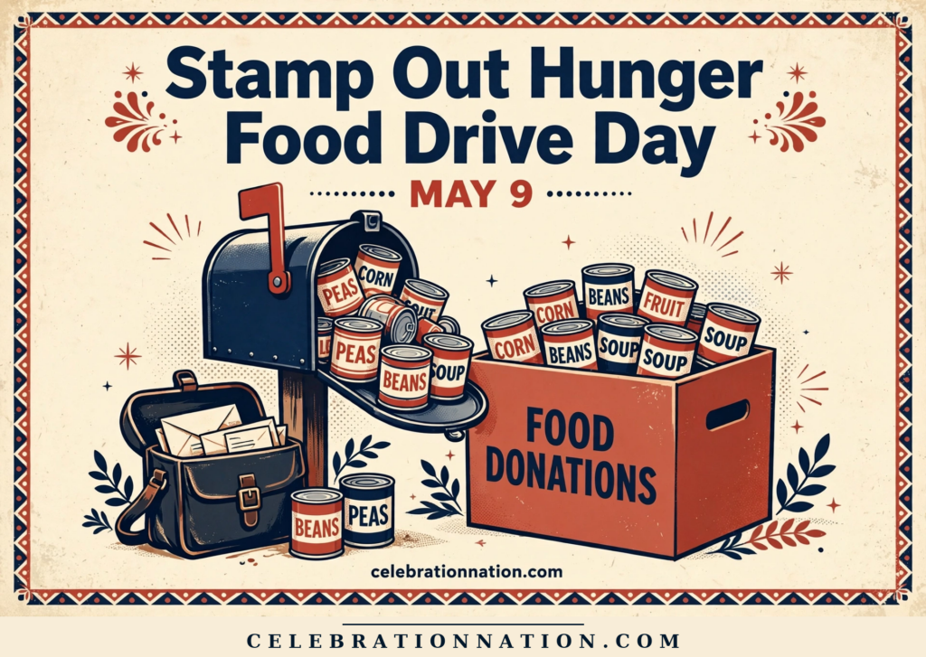 Stamp Out Hunger Food Drive Day poster