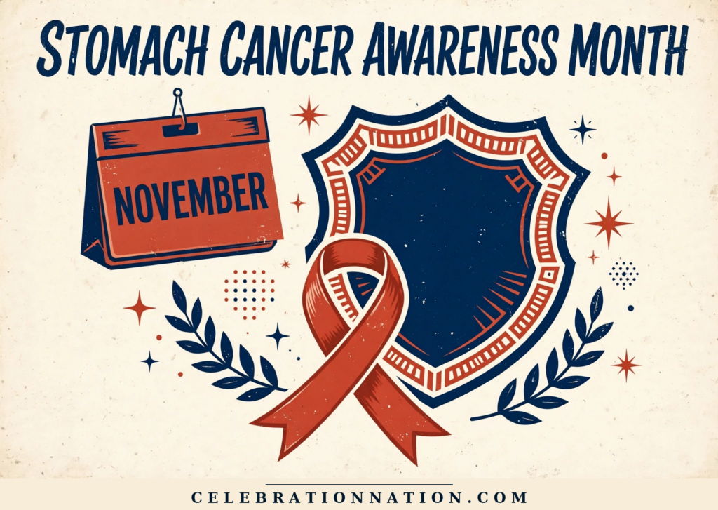 Stomach Cancer Awareness Month poster