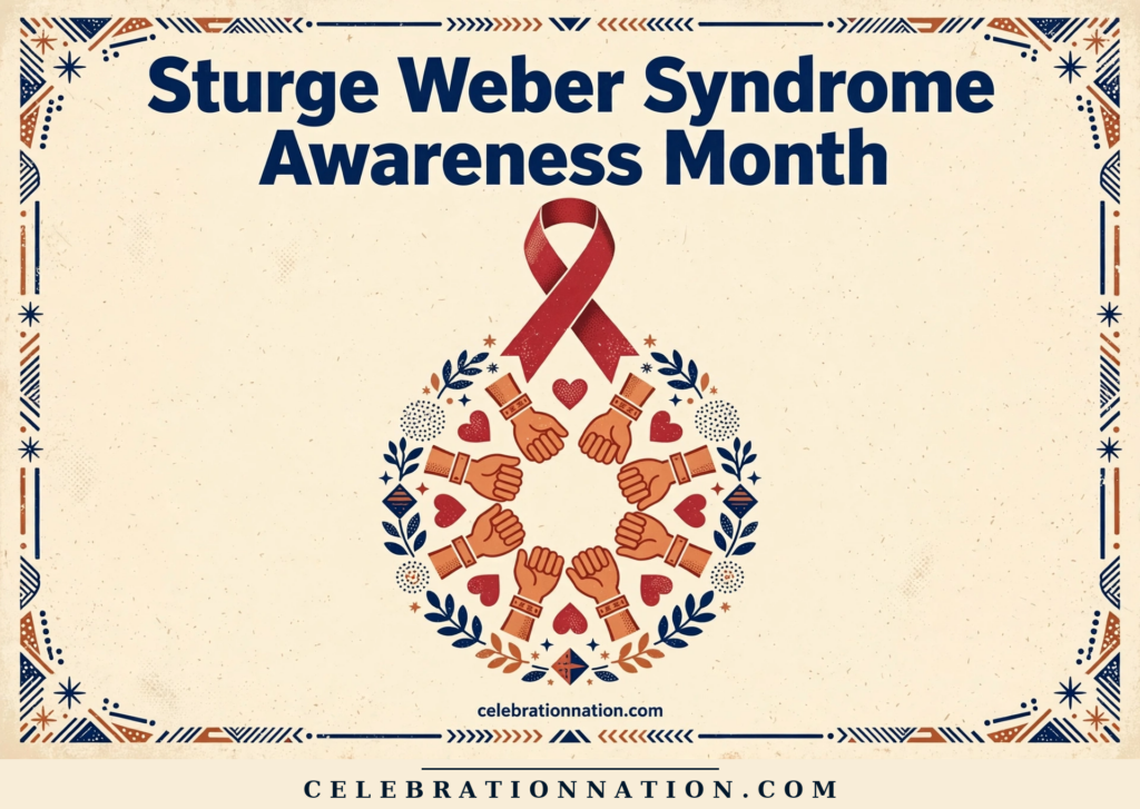 Sturge-Weber Syndrome Awareness Month poster