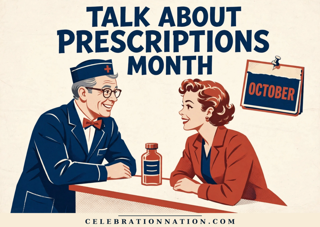 Talk About Prescriptions Month poster