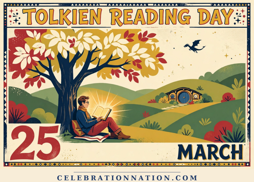 Tolkien Reading Day illustration, March 25