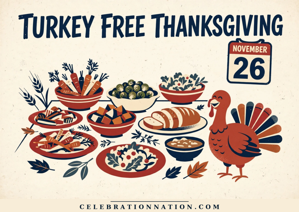 Turkey Free Thanksgiving poster