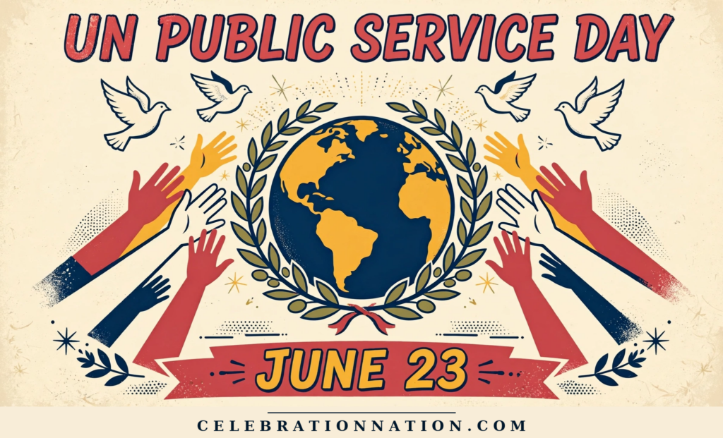 UN Public Service Day poster