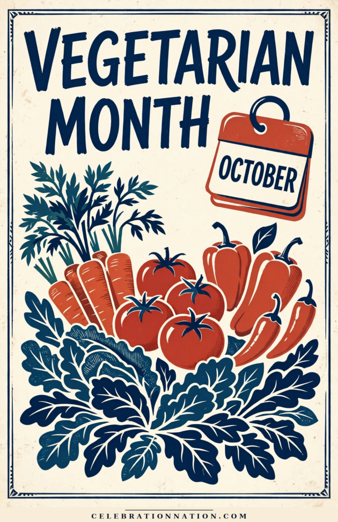 Vegetarian Month poster