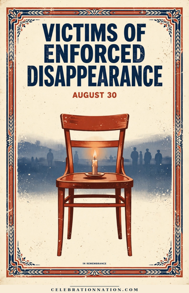 Victims of Enforced Disappearance poster