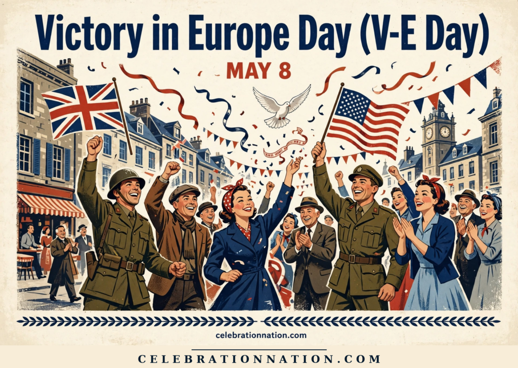 Victory in Europe Day (V-E Day) poster