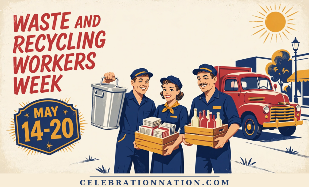 Waste and Recycling Workers Week poster