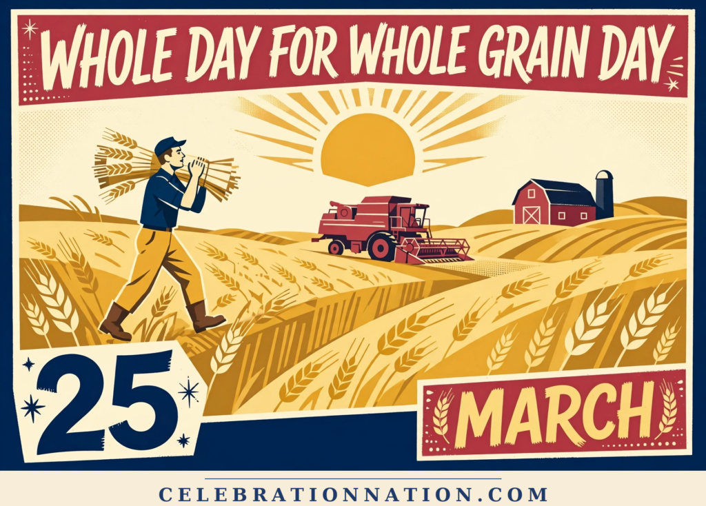 Whole Day for Whole Grain Day poster