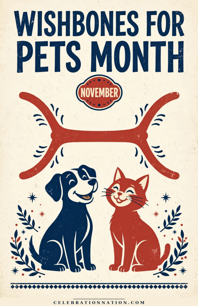 Wishbones for Pets Month poster