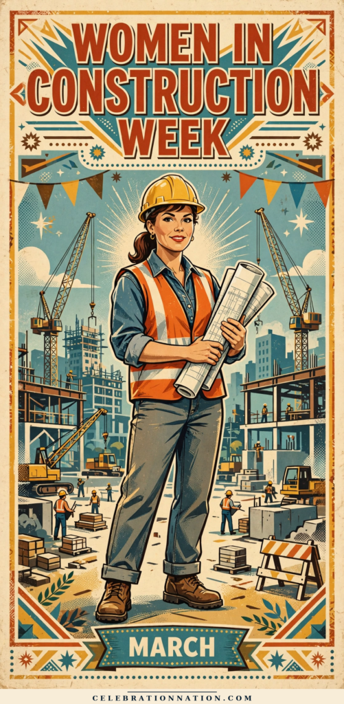Women in Construction Week poster