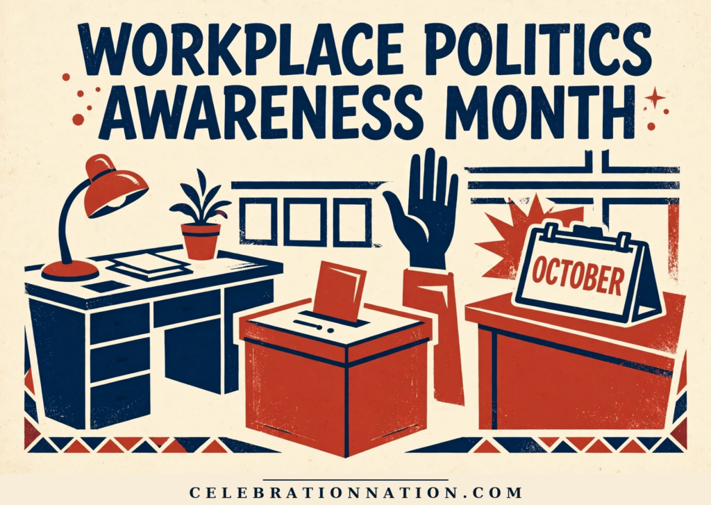 Workplace Politics Awareness Month poster
