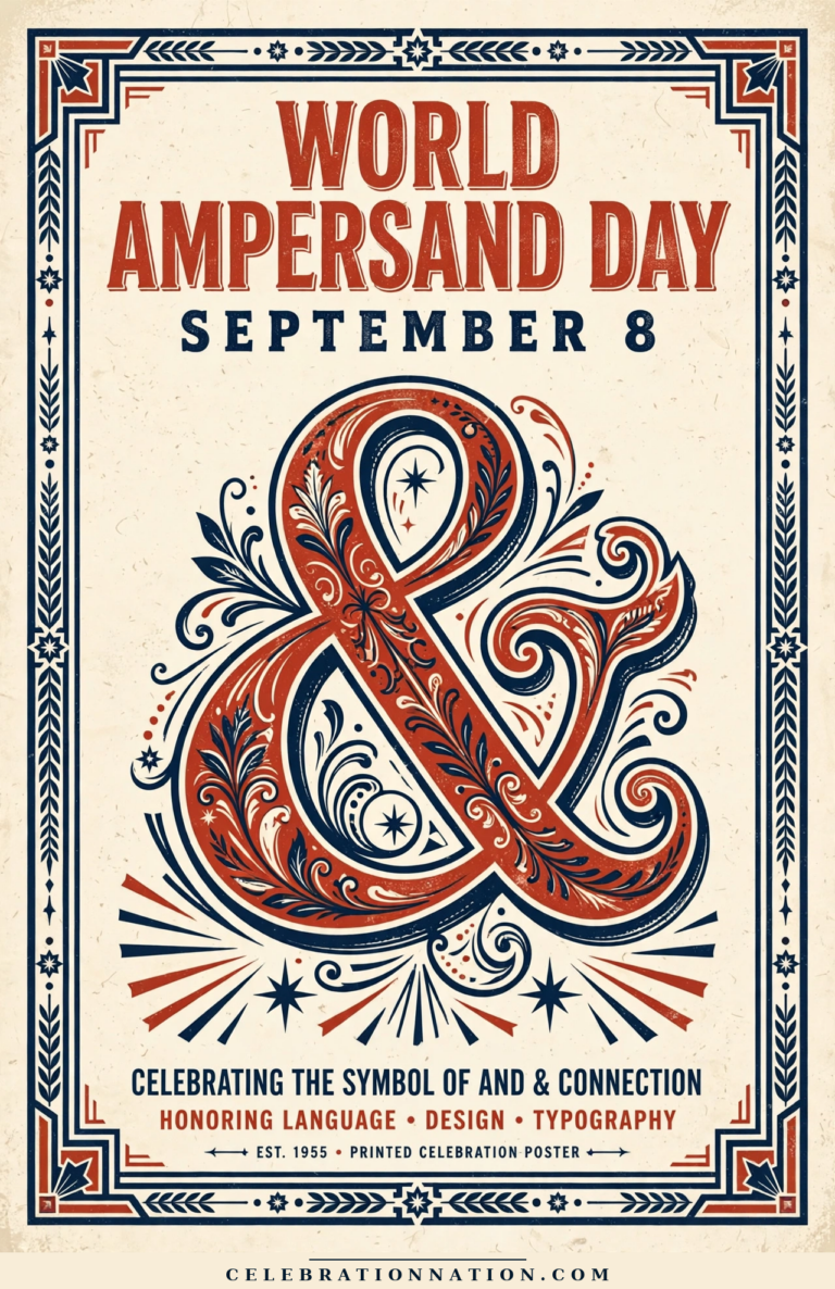 World Ampersand Day poster