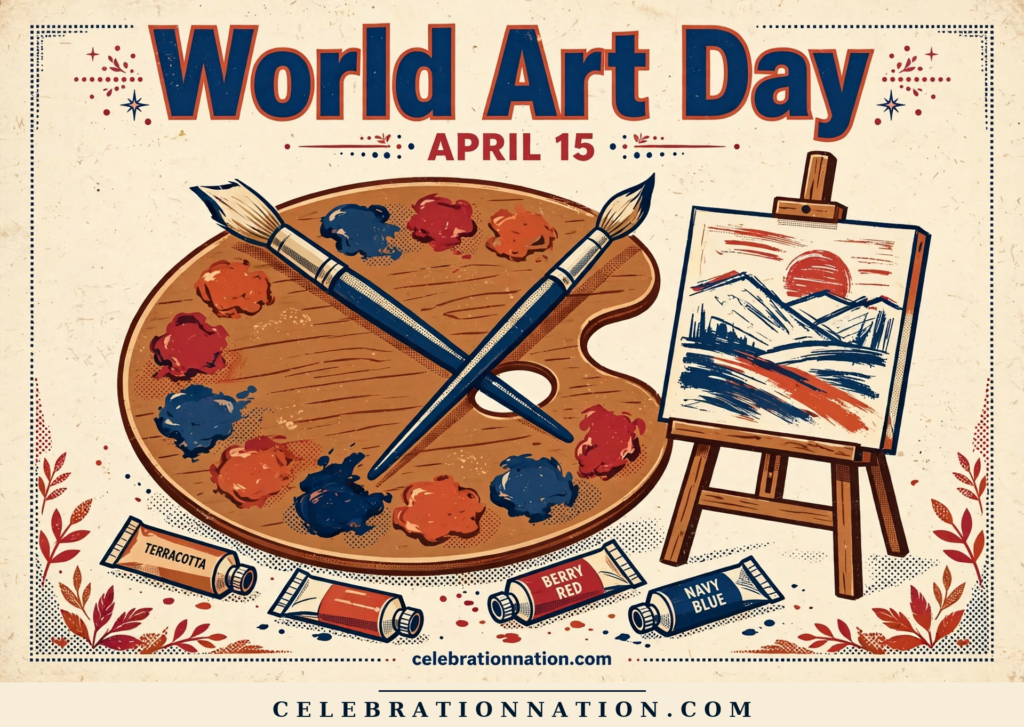 World Art Day poster