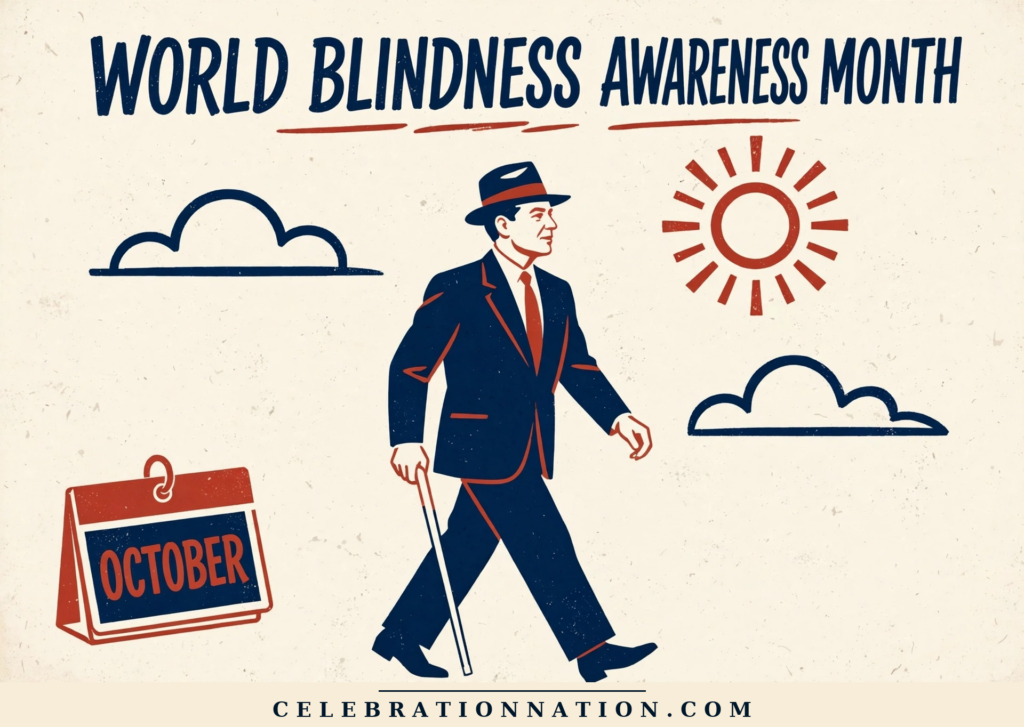 World Blindness Awareness Month poster