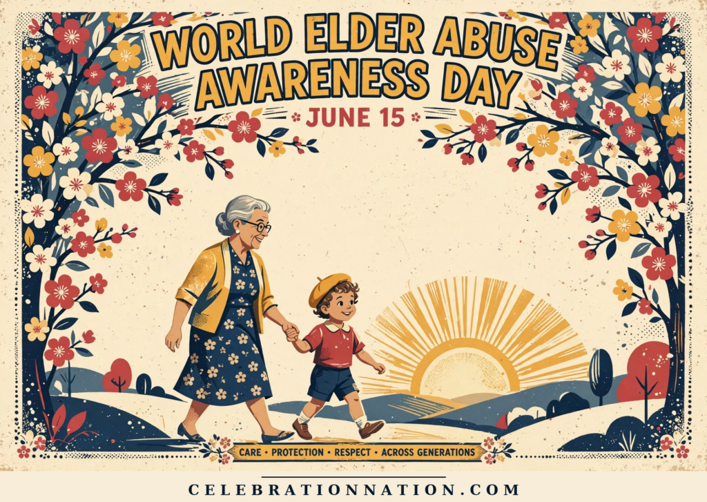 World Elder Abuse Awareness Day poster