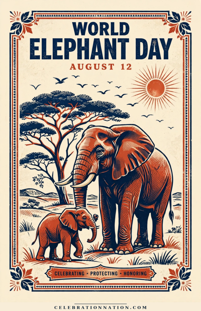 World Elephant Day poster
