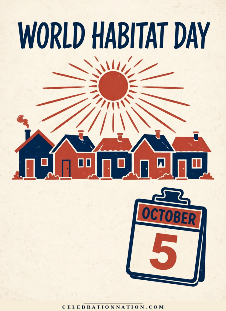 World Habitat Day poster