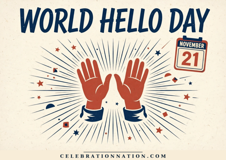 World Hello Day poster