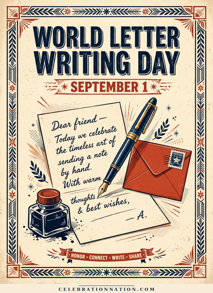 World Letter Writing Day poster