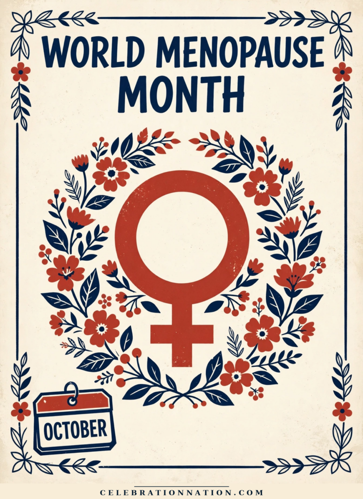 World Menopause Month poster