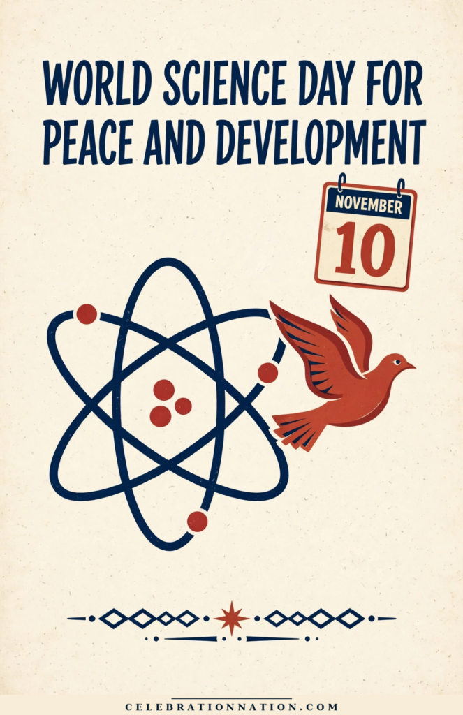 World Science Day for Peace and Development poster