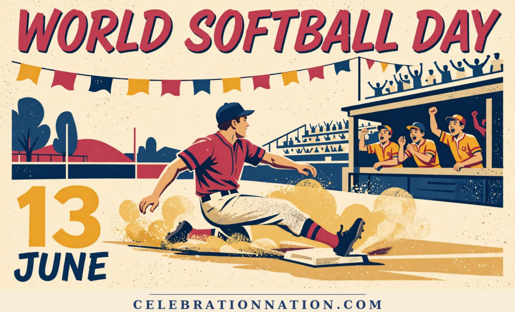 World Softball Day poster
