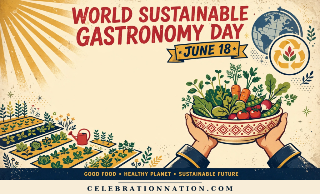 World Sustainable Gastronomy Day poster